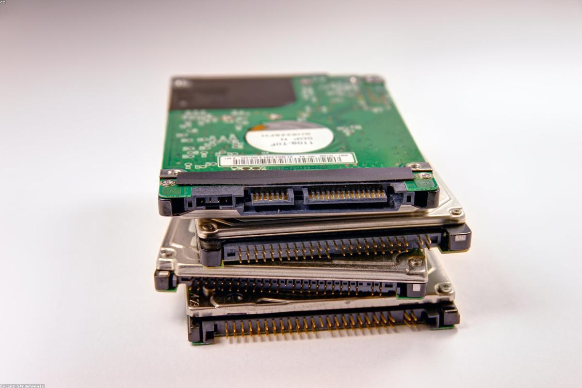 External hard drive backup storage